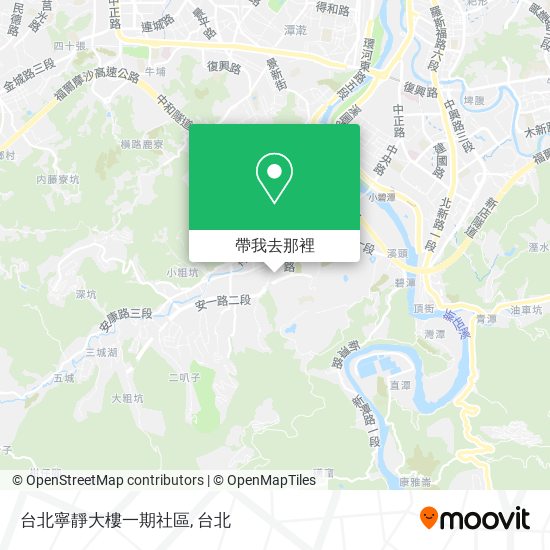 台北寧靜大樓一期社區地圖