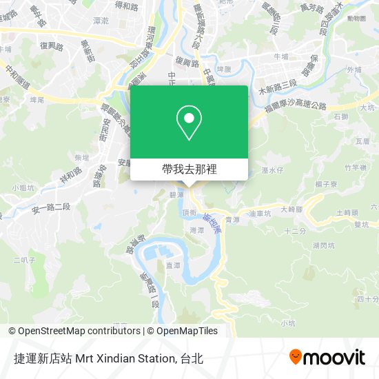 捷運新店站 Mrt Xindian Station地圖