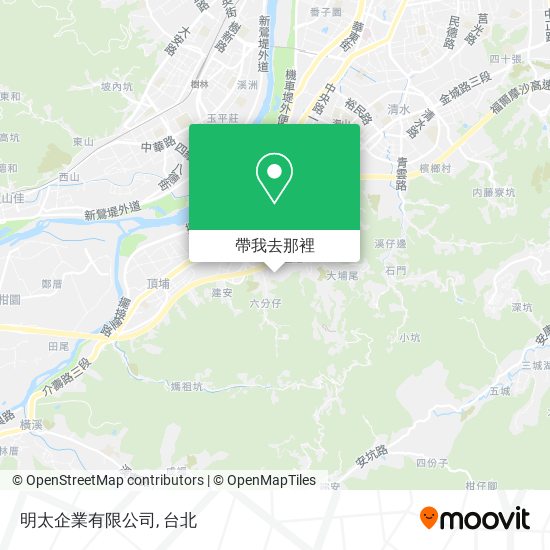 明太企業有限公司地圖