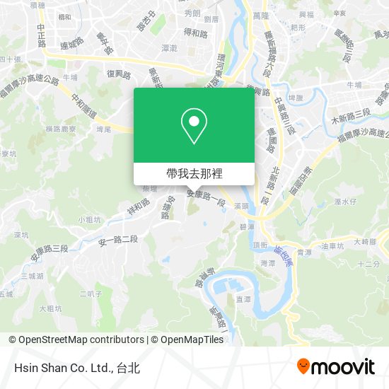 Hsin Shan Co. Ltd.地圖