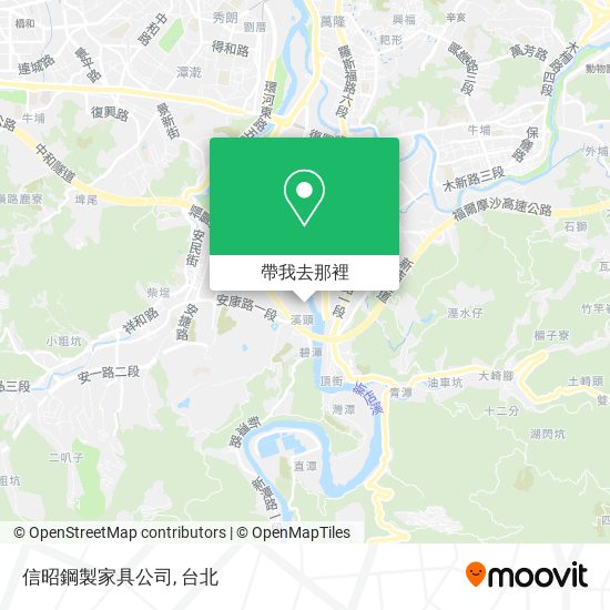 信昭鋼製家具公司地圖