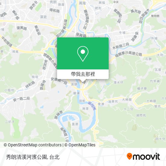 秀朗清溪河濱公園地圖