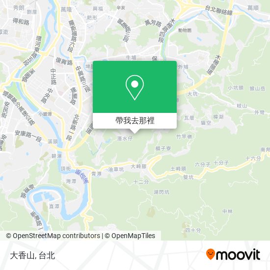 大香山地圖