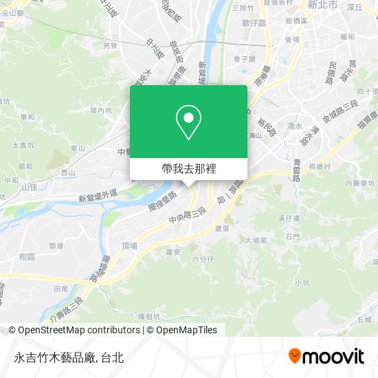 永吉竹木藝品廠地圖