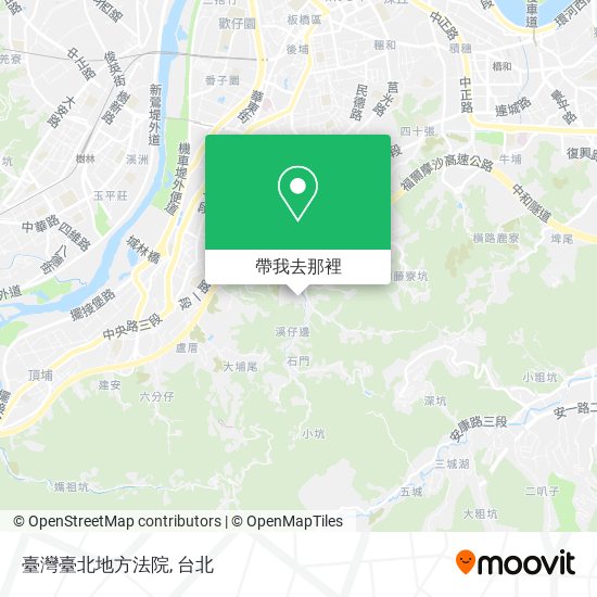 臺灣臺北地方法院地圖