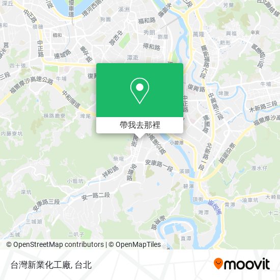 台灣新業化工廠地圖