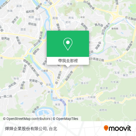 燁輝企業股份有限公司地圖