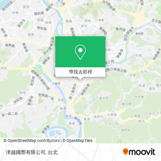 津越國際有限公司地圖