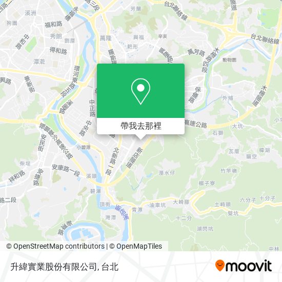 升緯實業股份有限公司地圖