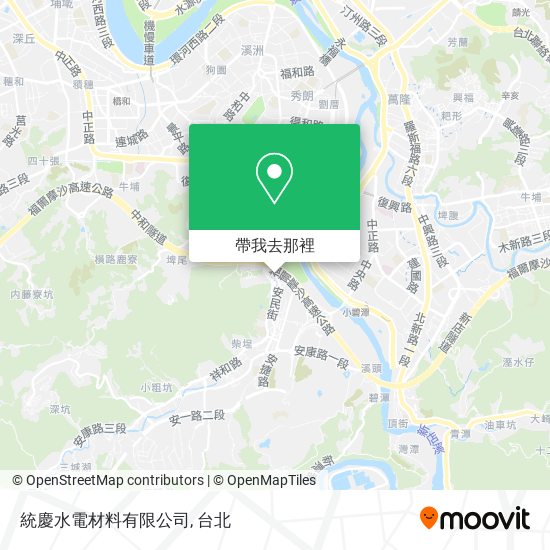 統慶水電材料有限公司地圖
