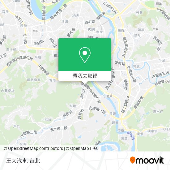 王大汽車地圖