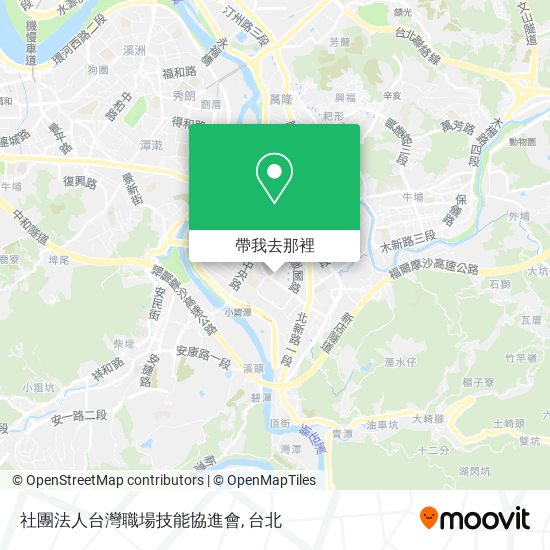 社團法人台灣職場技能協進會地圖