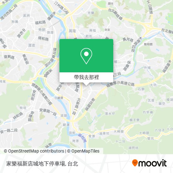 家樂福新店城地下停車場地圖