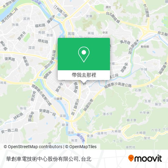 華創車電技術中心股份有限公司地圖