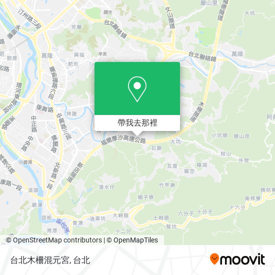 台北木柵混元宮地圖