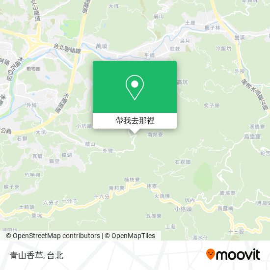 青山香草地圖