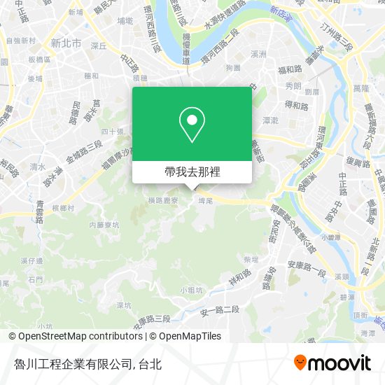 魯川工程企業有限公司地圖