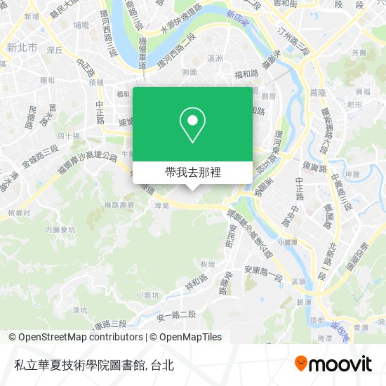 私立華夏技術學院圖書館地圖