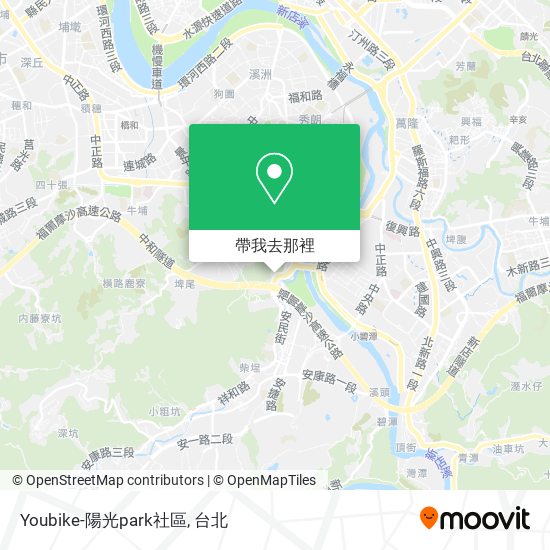 Youbike-陽光park社區地圖