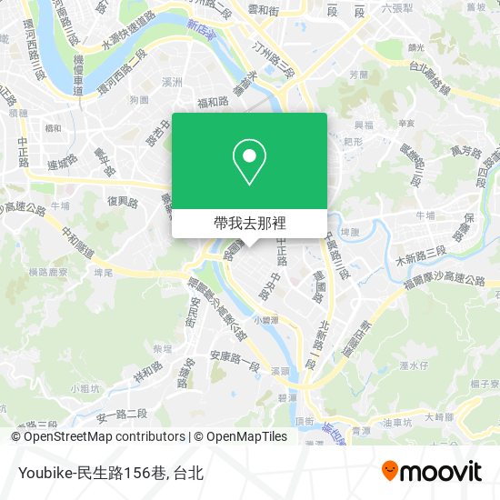 Youbike-民生路156巷地圖