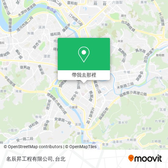 名辰昇工程有限公司地圖