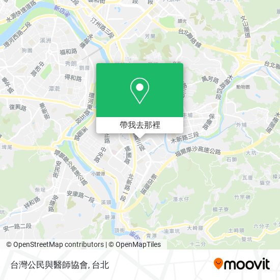 台灣公民與醫師協會地圖