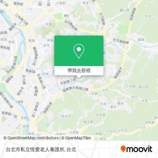 台北市私立恆愛老人養護所地圖