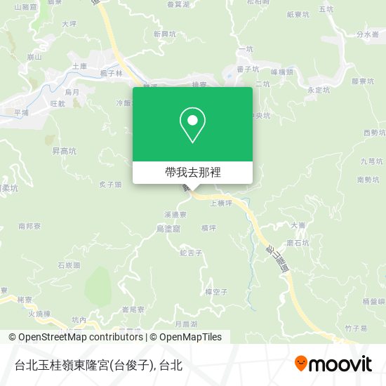 台北玉桂嶺東隆宮(台俊子)地圖