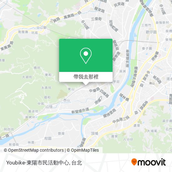 Youbike-東陽市民活動中心地圖