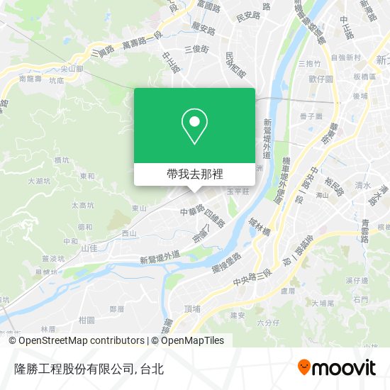 隆勝工程股份有限公司地圖