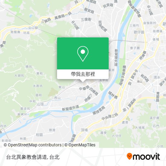 台北異象教會講道地圖