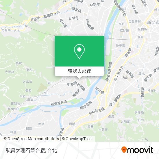 弘昌大理石筆台廠地圖