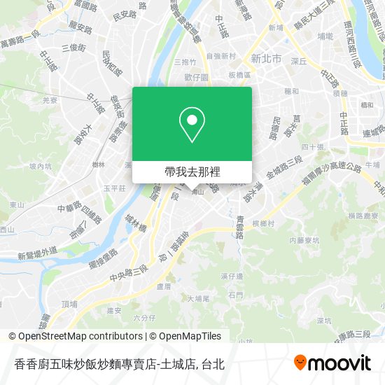 香香廚五味炒飯炒麵專賣店-土城店地圖
