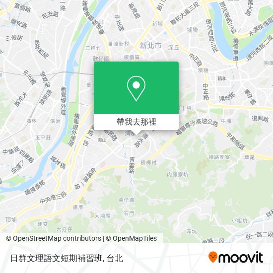 日群文理語文短期補習班地圖