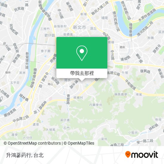升鴻蔘葯行地圖