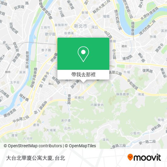 大台北華廈公寓大廈地圖