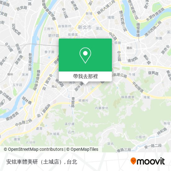 安炫車體美研（土城店）地圖
