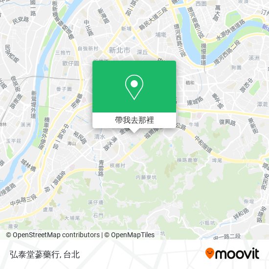 弘泰堂蔘藥行地圖