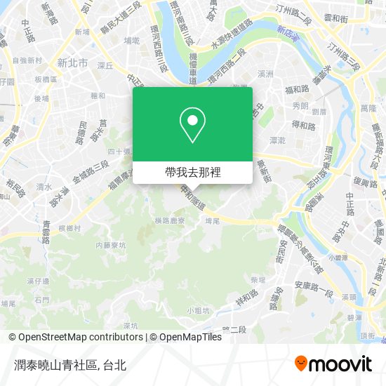 潤泰曉山青社區地圖