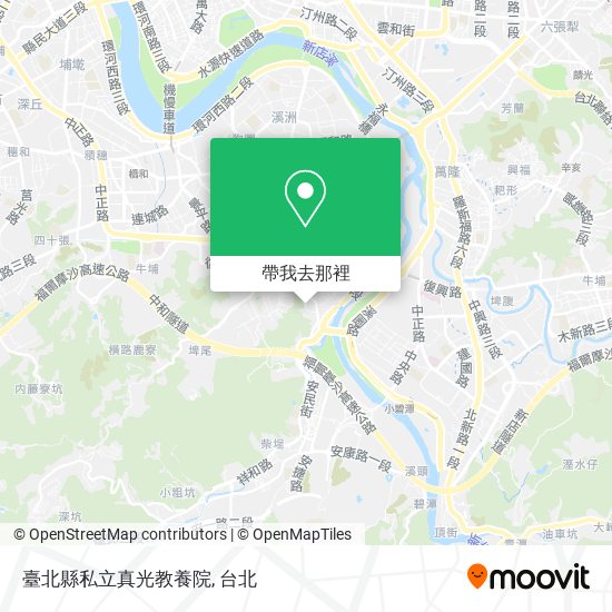 臺北縣私立真光教養院地圖