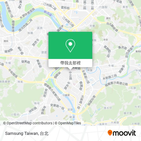 Samsung Taiwan地圖