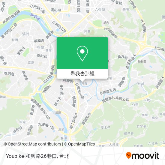 Youbike-和興路26巷口地圖