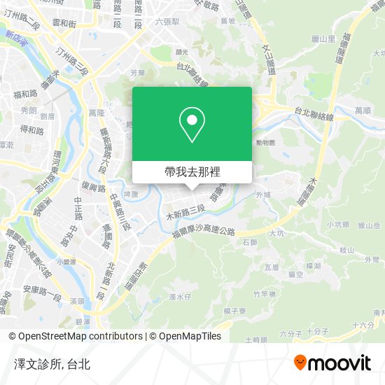 澤文診所地圖