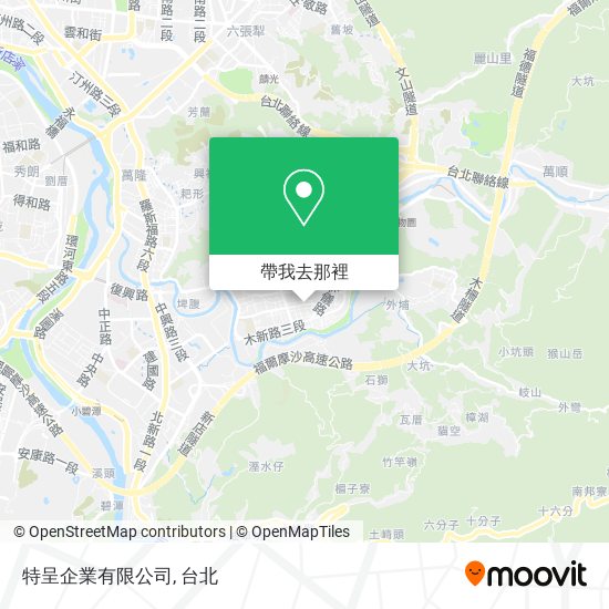 特呈企業有限公司地圖