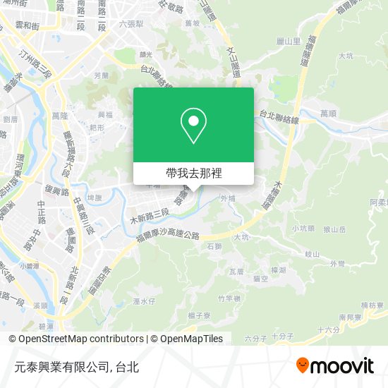 元泰興業有限公司地圖