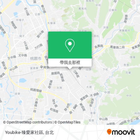 Youbike-臻愛家社區地圖