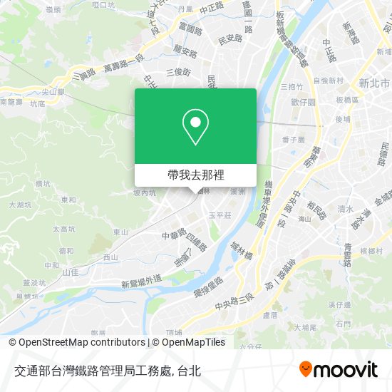 交通部台灣鐵路管理局工務處地圖