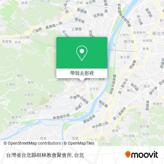 台灣省台北縣樹林教會聚會所地圖