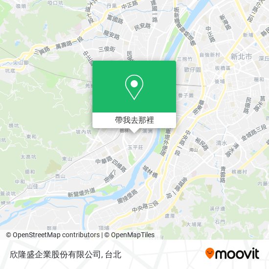 欣隆盛企業股份有限公司地圖