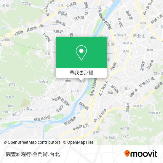 圓豐雜糧行-金門街地圖